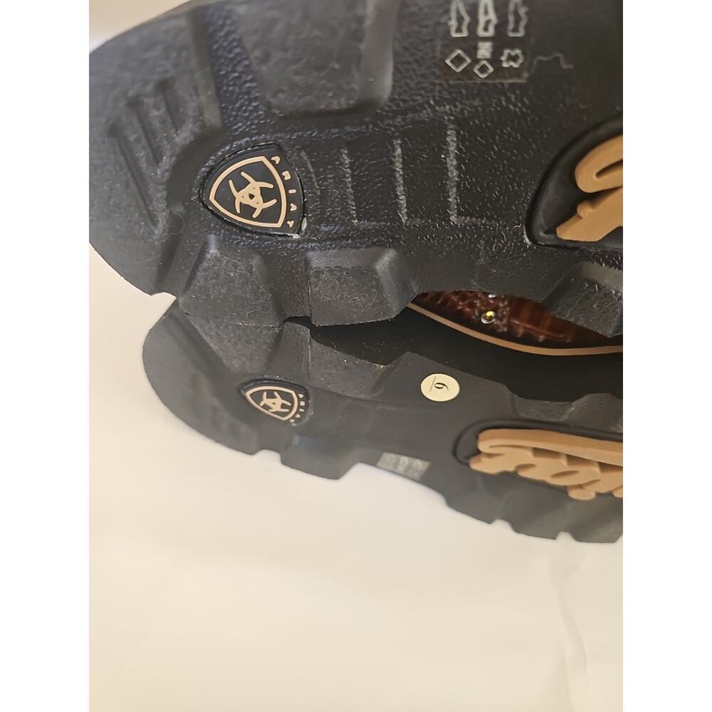Ariat Boots Womens Fatbaby Gembaby Tall Buckaroo Heart Cowgirl Size 6 - Picture 6 of 11